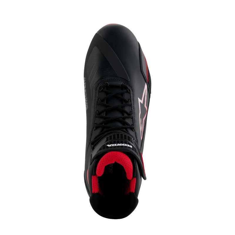 Bottes moto Alpinestars Faster-4 collection HONDA noir et rouge