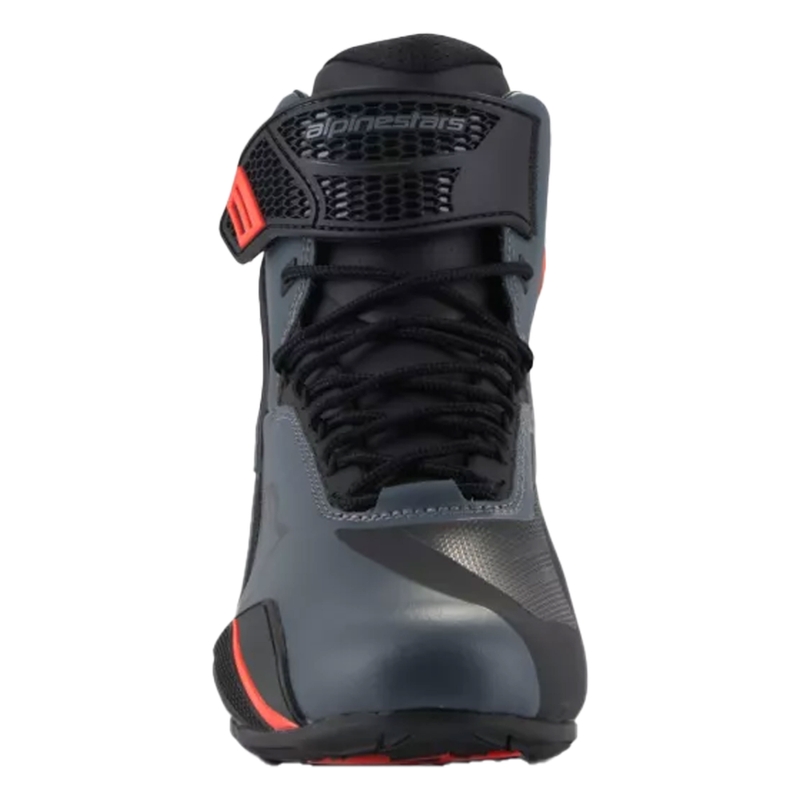 Bottes moto Alpinestars Faster-4 noir-gris-rouge fluo