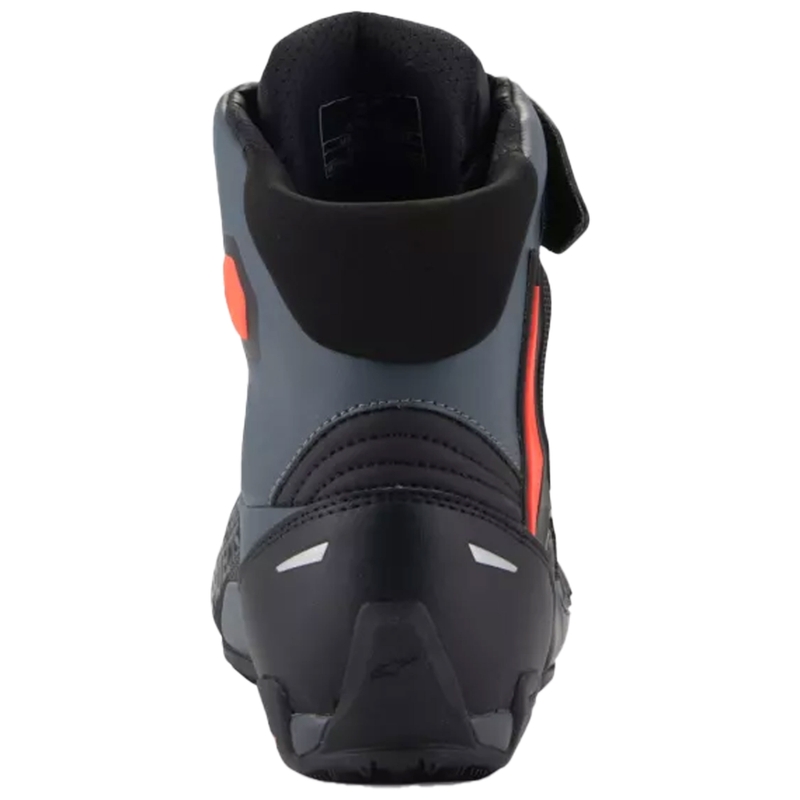 Bottes moto Alpinestars Faster-4 noir-gris-rouge fluo