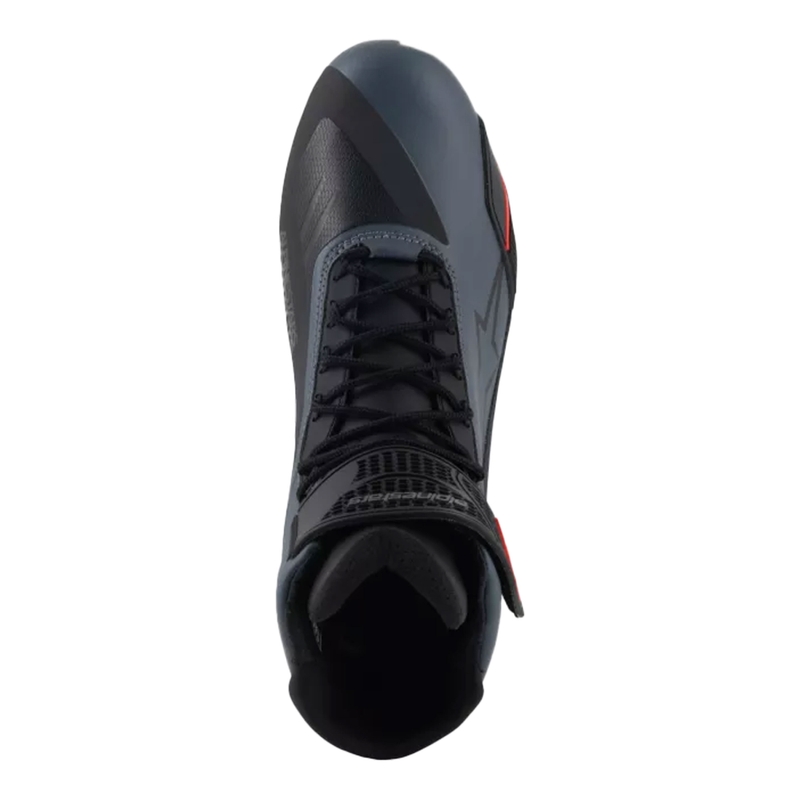 Bottes moto Alpinestars Faster-4 noir-gris-rouge fluo