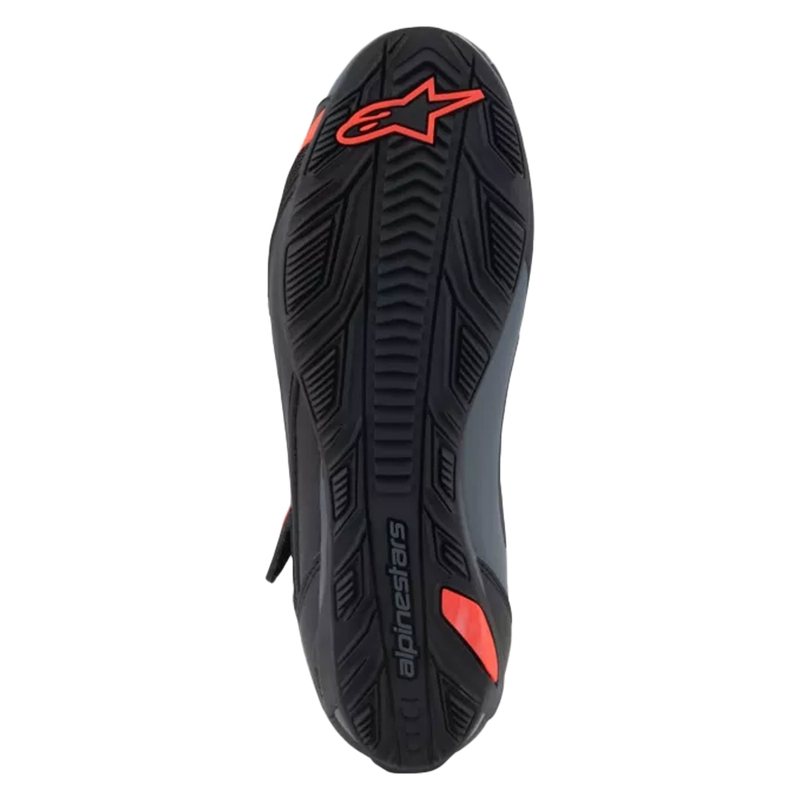 Bottes moto Alpinestars Faster-4 noir-gris-rouge fluo