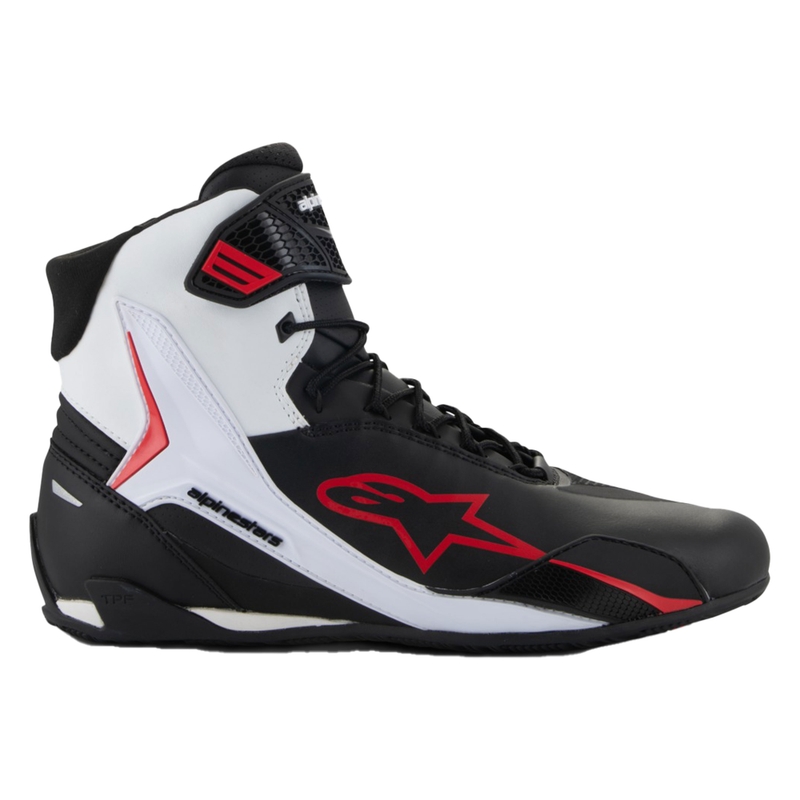 Bottes de moto Alpinestars Faster-4 noir-blanc-rouge
