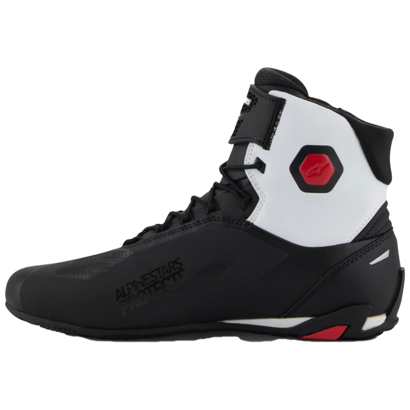 Bottes de moto Alpinestars Faster-4 noir-blanc-rouge