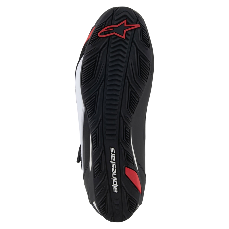 Bottes de moto Alpinestars Faster-4 noir-blanc-rouge