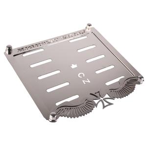 Plaque en acier inoxydable sous la plaque d'immatriculation CZ Highway Kings