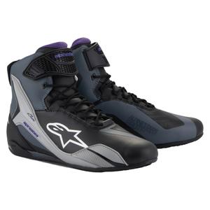 Bottes moto femme Alpinestars Stella Faster-4 noir-gris-violet