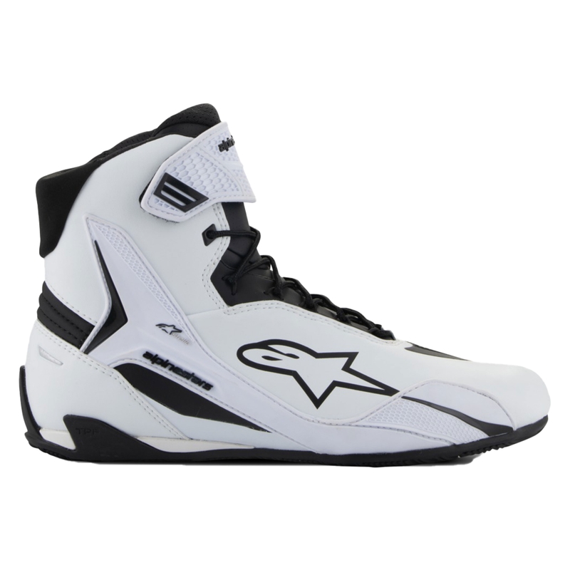 Bottes de moto pour femme Alpinestars Stella Faster-4 blanc-noir