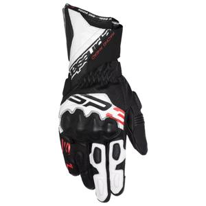Gants moto Alpinestars SP-3 noir-blanc-rouge fluo