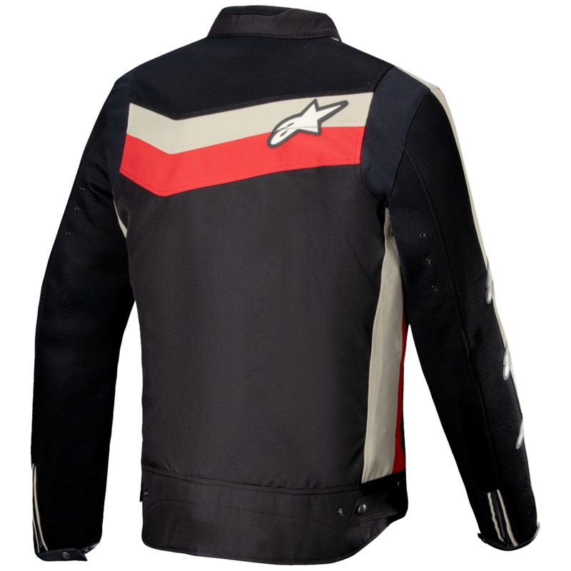 Blouson moto Alpinestars T-Dyno Air noir-rouge-beige