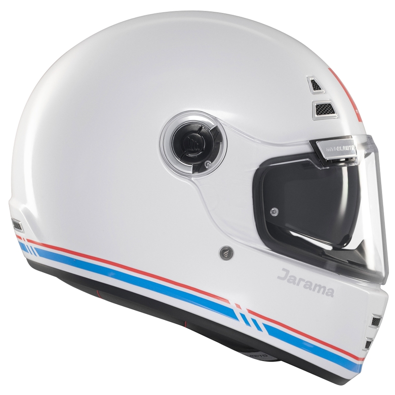 Casque moto intégral MT Jarama SV blanc brillant