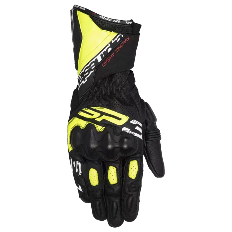 Gants moto Alpinestars SP-3 noir-jaune fluo-blanc
