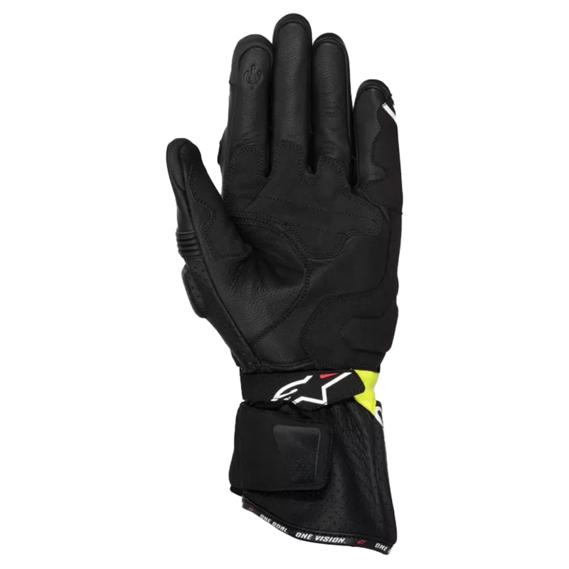 Gants moto Alpinestars SP-3 noir-jaune fluo-blanc