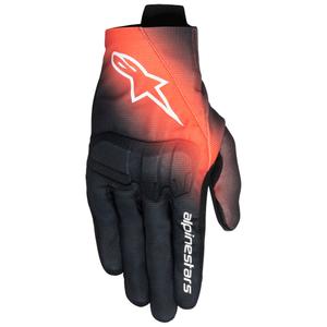 Gants moto Alpinestars Reef V2 noir-rouge fluo-blanc