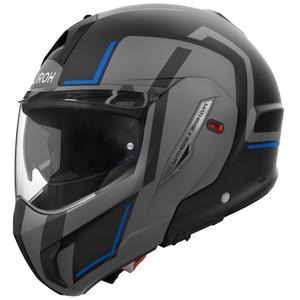 Casque moto modulable Airoh Mathisse 2 Genius bleu mat