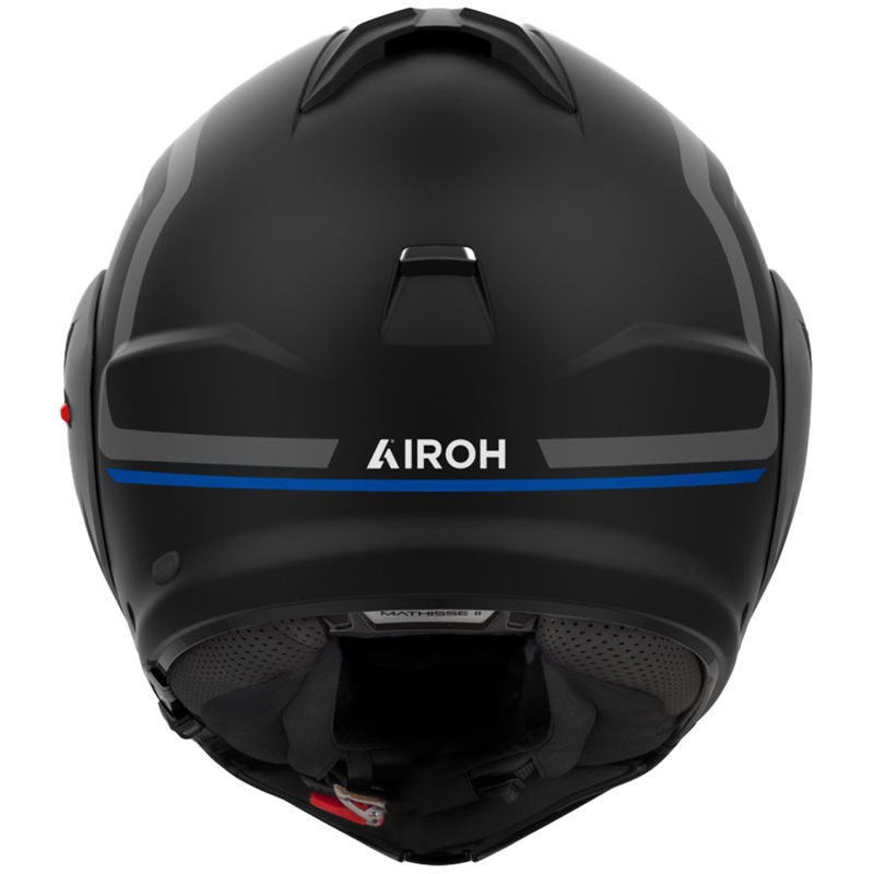 Casque moto modulable Airoh Mathisse 2 Genius bleu mat