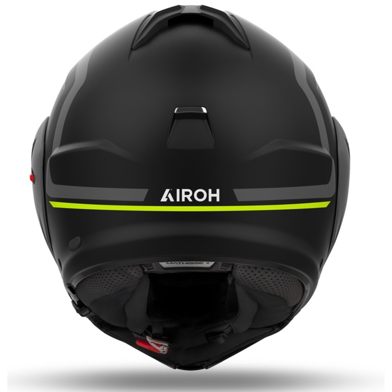 Casque moto modulable Airoh Mathisse 2 Genius jaune mat