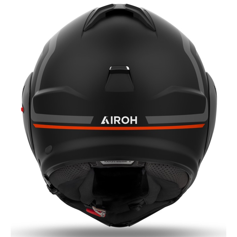 Casque moto modulable Airoh Mathisse 2 Genius orange mat