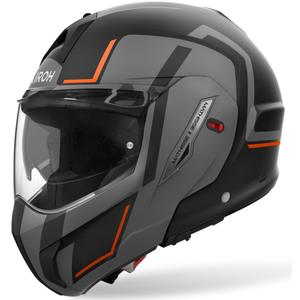 Casque moto modulable Airoh Mathisse 2 Genius orange mat