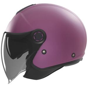 Casque moto jet NOX N182 rose mat