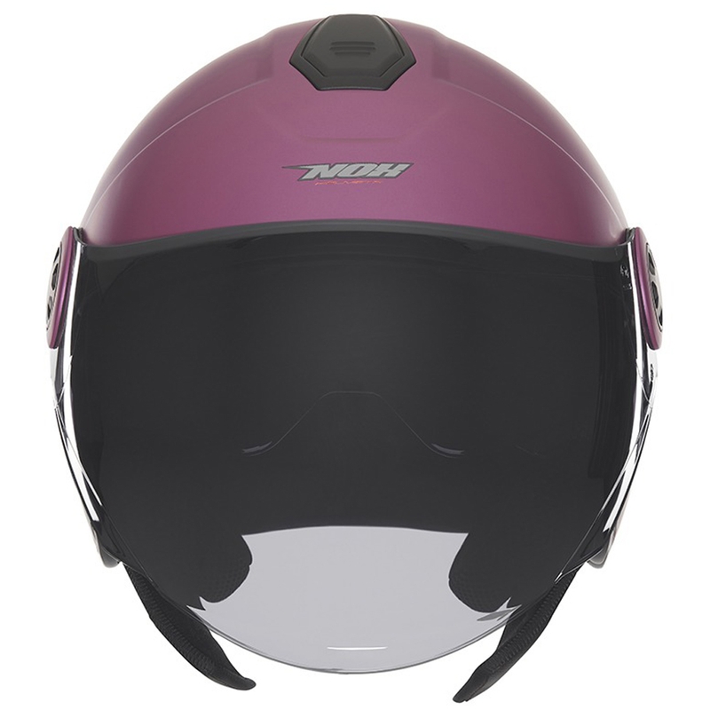 Casque moto jet NOX N182 rose mat