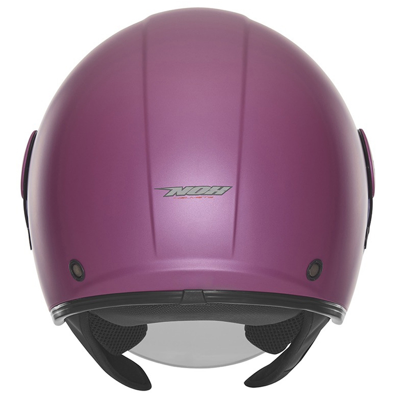 Casque moto jet NOX N182 rose mat
