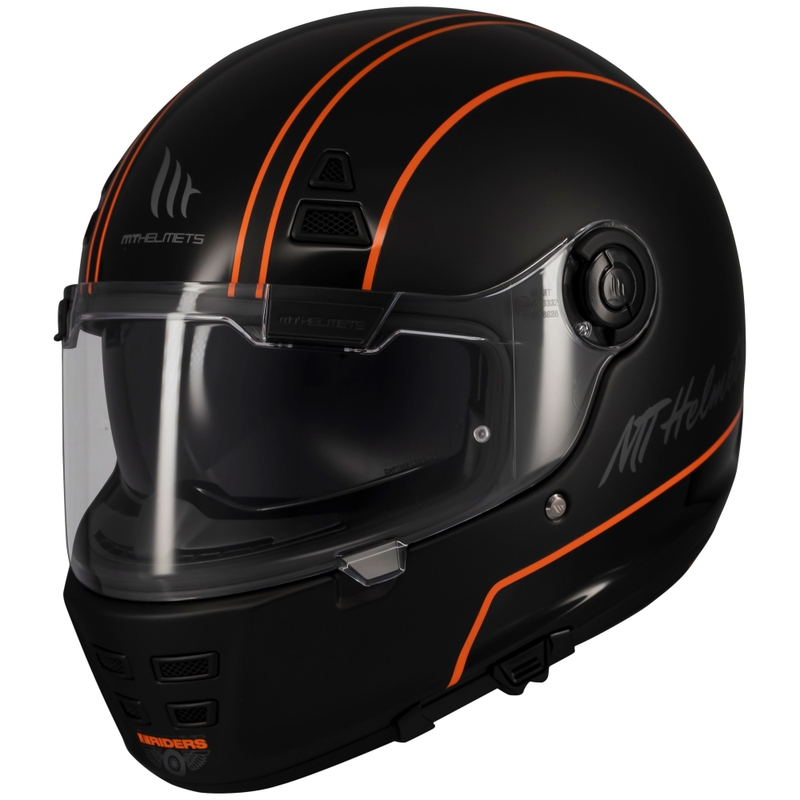 Casque moto intégral MT Jarama SV Wild noir mat brillant