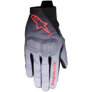 Gants moto femme Alpinestars Reef V2 gris-noir-rose