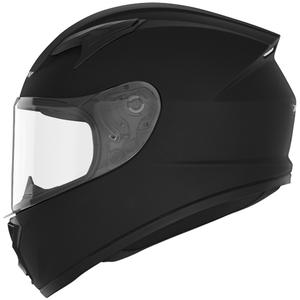 Casque moto intégral enfant NOX N731, noir mat