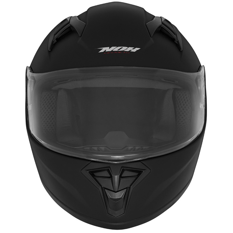 Casque moto intégral enfant NOX N731, noir mat