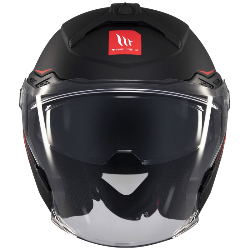 Casque jet MT Cosmo SV noir mat