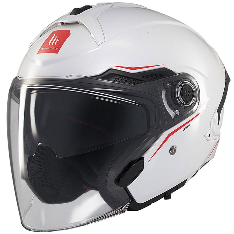 Casque ouvert MT Cosmo SV blanc brillant