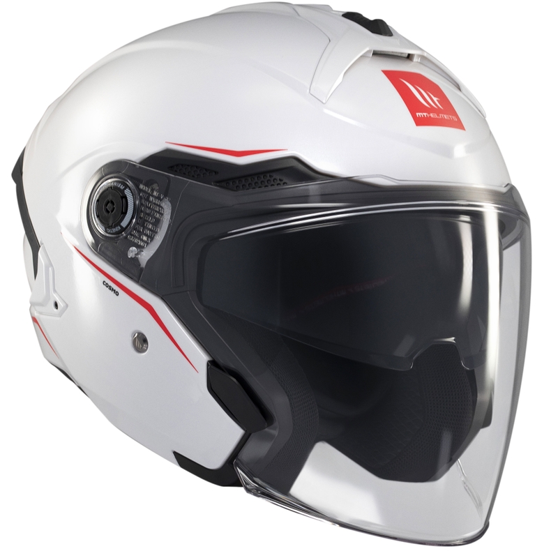 Casque ouvert MT Cosmo SV blanc brillant