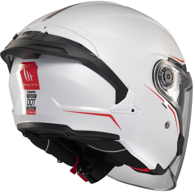 Casque ouvert MT Cosmo SV blanc brillant