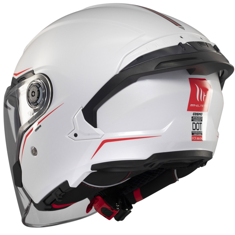 Casque ouvert MT Cosmo SV blanc brillant