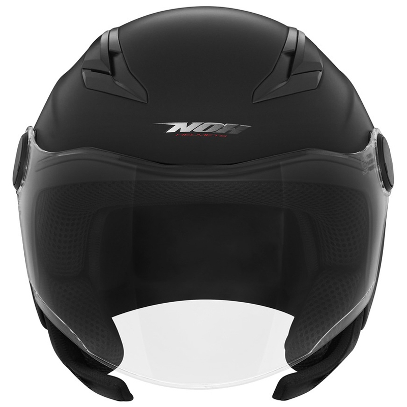 Casque moto jet enfant NOX N710 noir mat