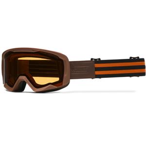 Lunettes de motocross iMX Endurance Marron rouille-orange avec plexiglas orange