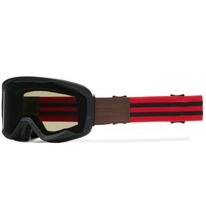 Lunettes de motocross iMX Endurance Rouille noir-rouge avec plexiglas fumé