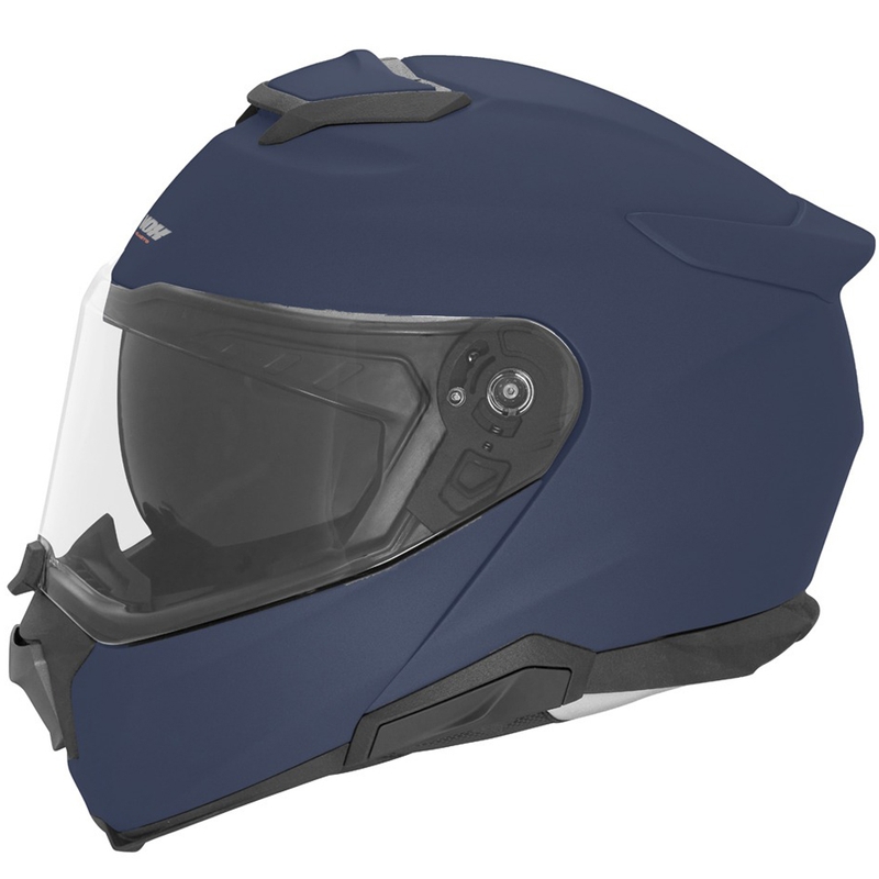 Casque de moto modulable NOX N967 bleu mat