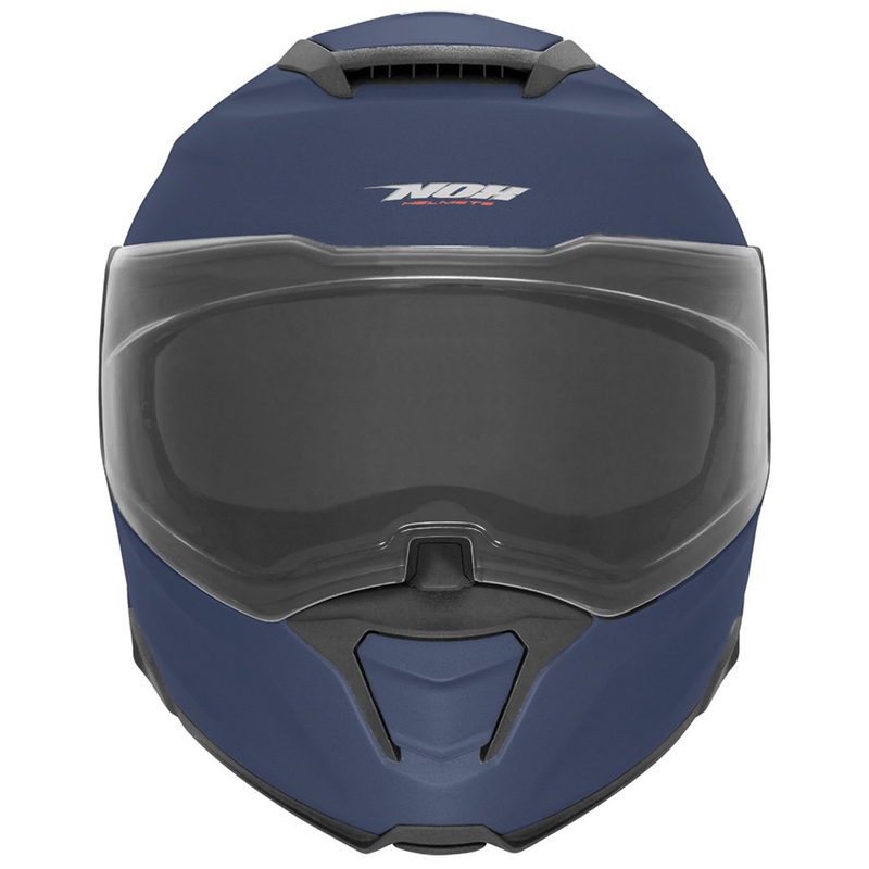 Casque de moto modulable NOX N967 bleu mat