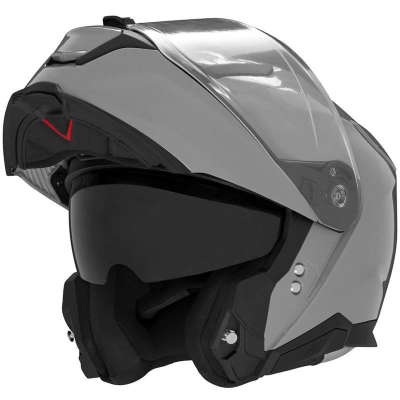 Casque de moto modulable NOX N967 gris