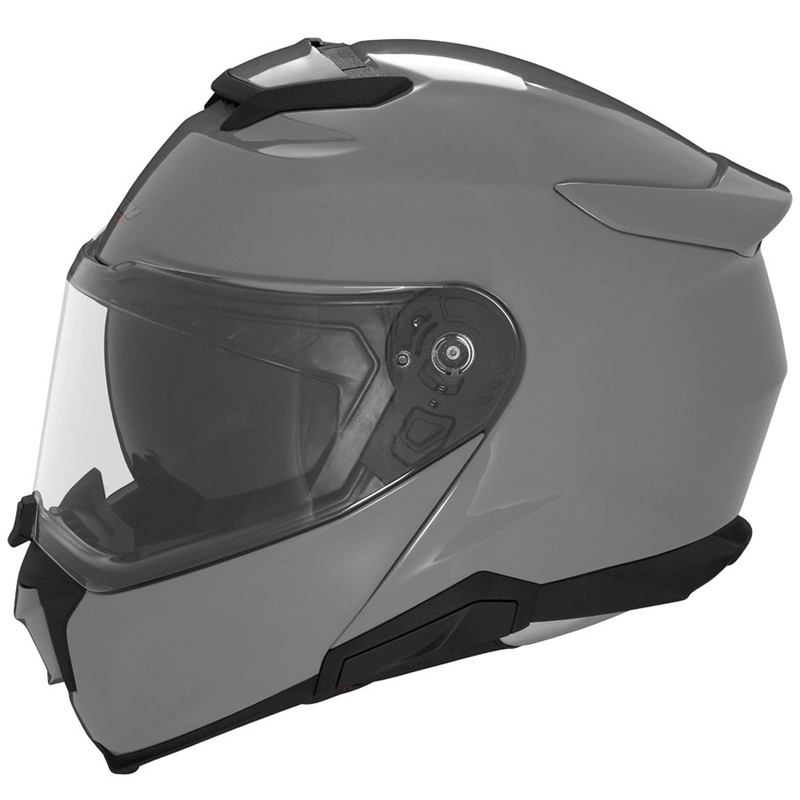 Casque de moto modulable NOX N967 gris