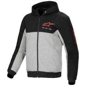 Sweat-shirt moto Alpinestars Chrome V2 Sport noir-gris