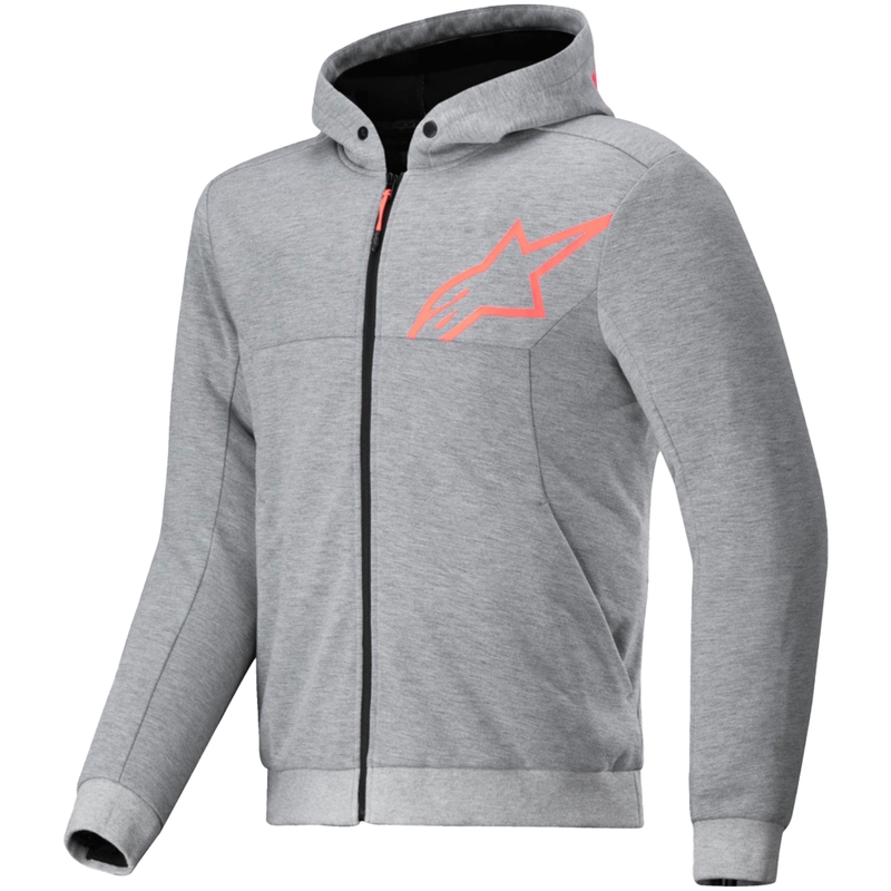 Sweat-shirt moto Alpinestars Chrome V2 Sport gris-orange