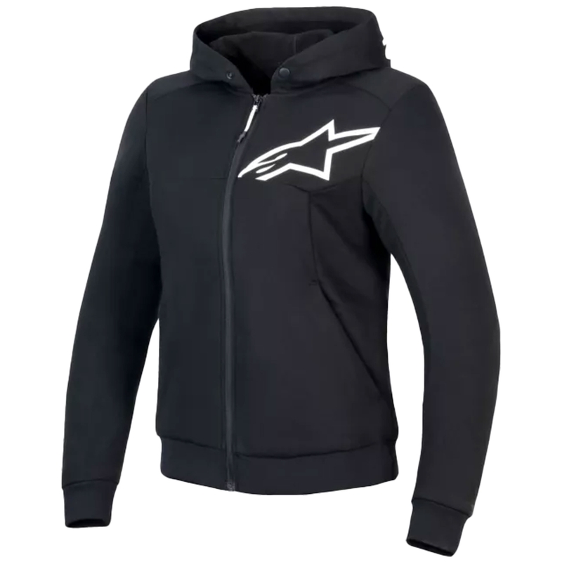 Blouson moto femme Alpinestars Stella Chrome V2 Sport noir