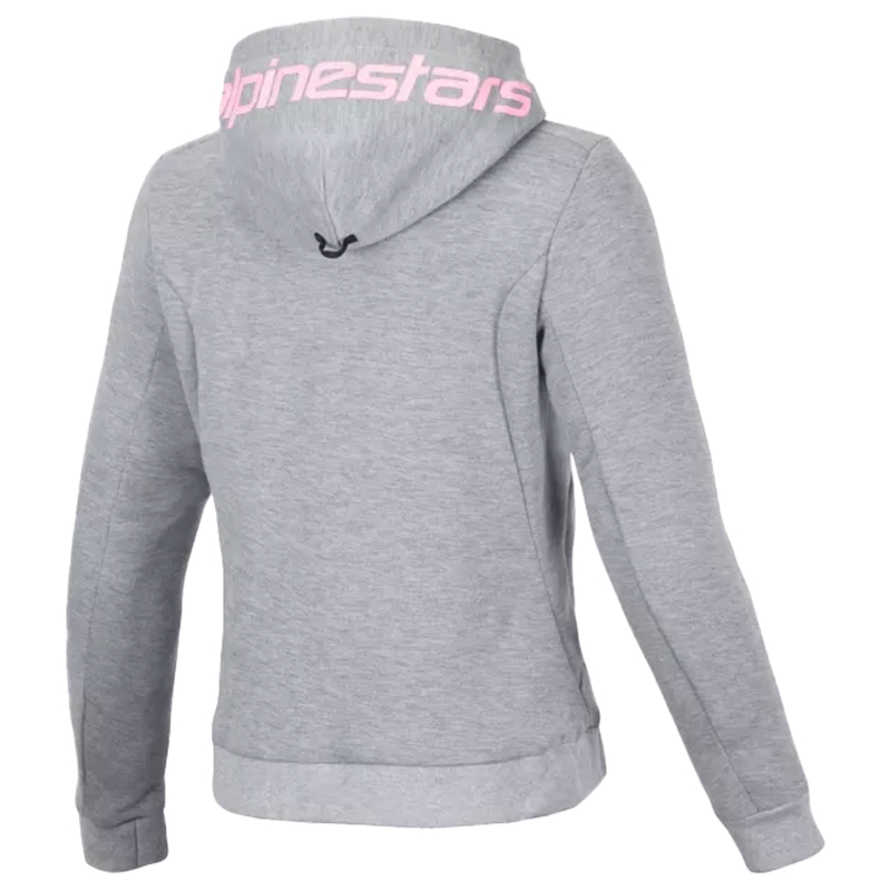 Blouson moto femme Alpinestars Stella Chrome V2 Sport gris-rose