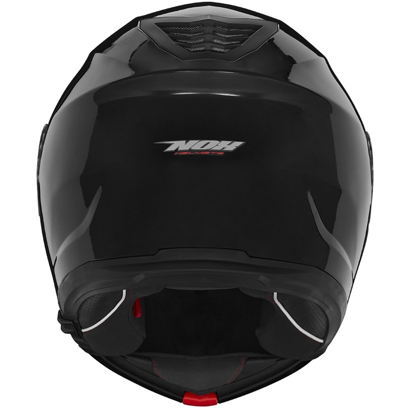 Casque moto modulable NOX N968 noir brillant