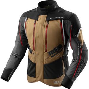 Blouson moto Rebelhorn Hardy 3.0 beige-gris-rouge