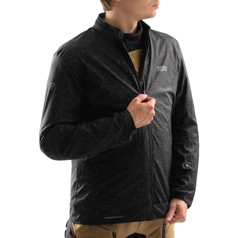 Blouson moto Rebelhorn Hardy 3.0 beige-gris-rouge