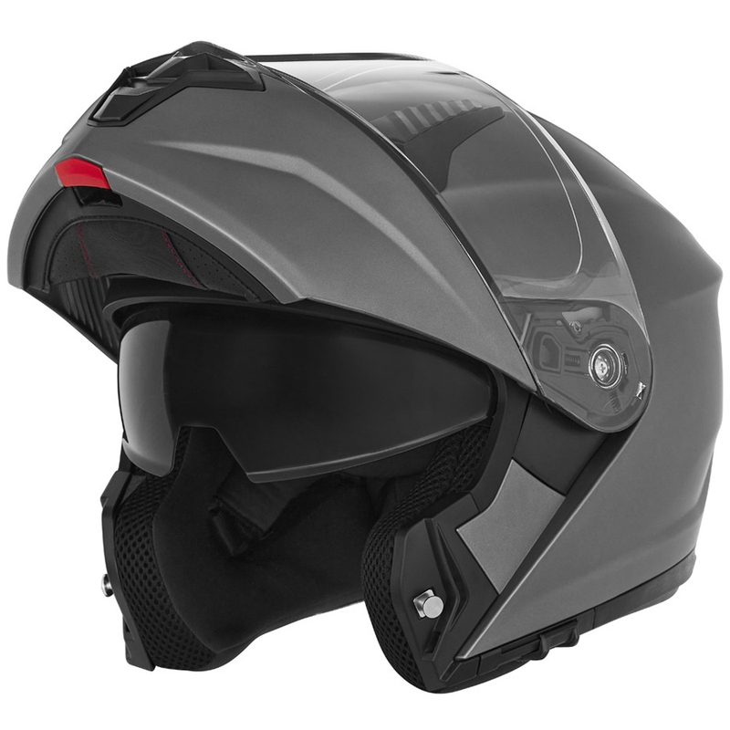 Casque moto modulable NOX N968 titane