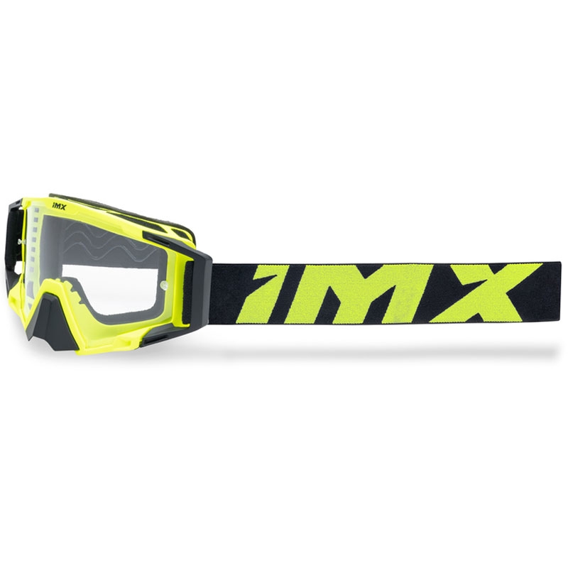 Lunettes de motocross iMX Sand jaune-noir avec plexiglas iridium